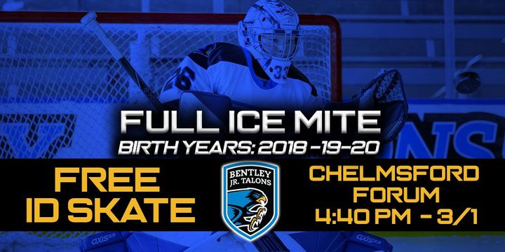 Jr. Talons Full Ice Mite ID Skate - March 1st 